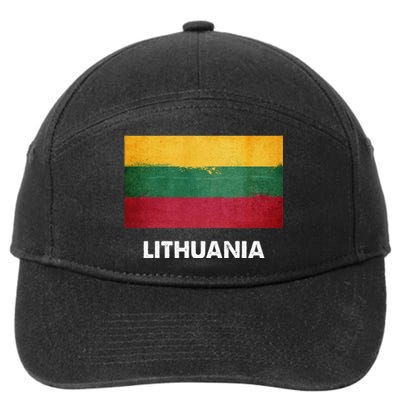 Lithuanian Lithuania Flag Swea 7-Panel Snapback Hat