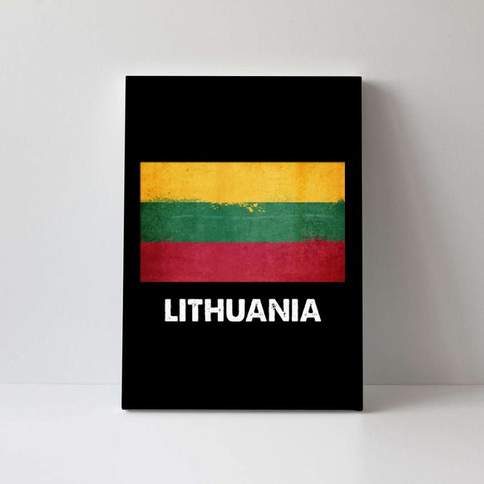 Lithuanian Lithuania Flag Swea Canvas