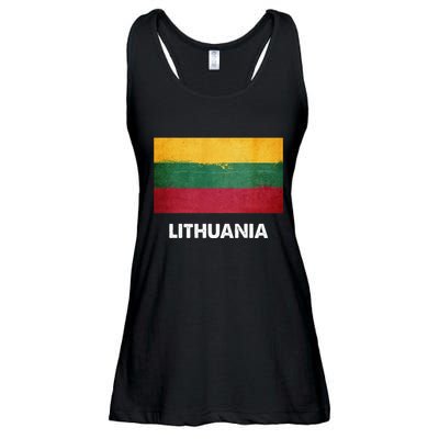 Lithuanian Lithuania Flag Swea Ladies Essential Flowy Tank