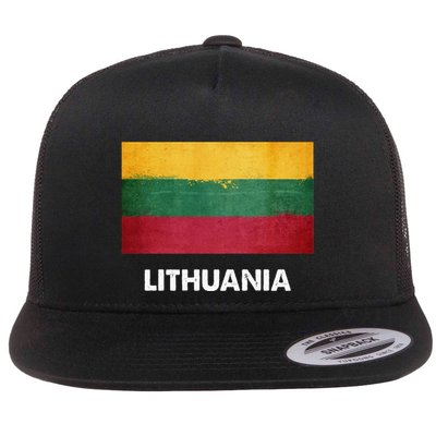 Lithuanian Lithuania Flag Swea Flatbill Hat