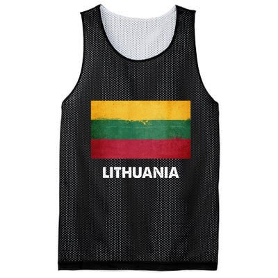 Lithuanian Lithuania Flag Swea Mesh Reversible Basketball Jersey Tank