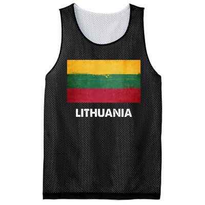 Lithuanian Lithuania Flag Swea Mesh Reversible Basketball Jersey Tank