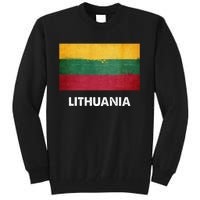 Lithuanian Lithuania Flag Swea Tall Sweatshirt