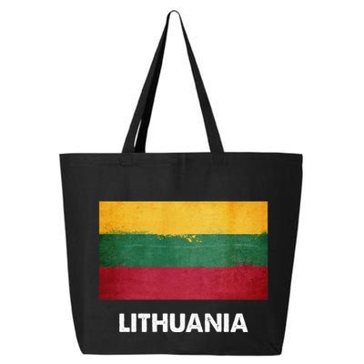 Lithuanian Lithuania Flag Swea 25L Jumbo Tote