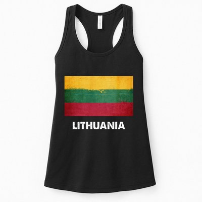 Lithuanian Lithuania Flag Swea Womens Tank Top