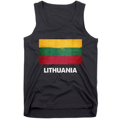 Lithuanian Lithuania Flag Swea Tank Top