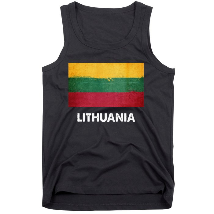 Lithuanian Lithuania Flag Swea Tank Top