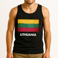 Lithuanian Lithuania Flag Swea Tank Top