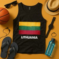 Lithuanian Lithuania Flag Swea Tank Top