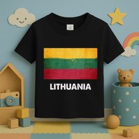 Lithuanian Lithuania Flag Swea Toddler T-Shirt