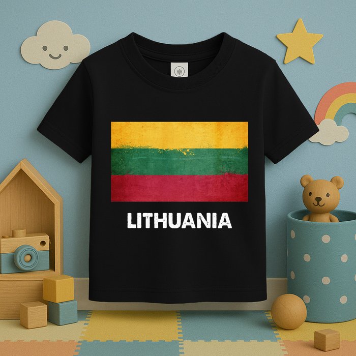 Lithuanian Lithuania Flag Swea Toddler T-Shirt