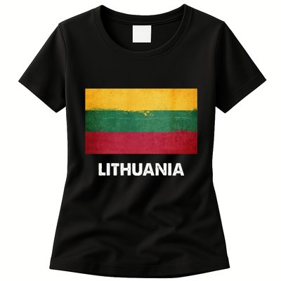 Lithuanian Lithuania Flag Swea Womens T-Shirt