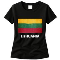 Lithuanian Lithuania Flag Swea Womens T-Shirt