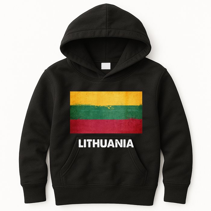 Lithuanian Lithuania Flag Swea Kids Hoodie