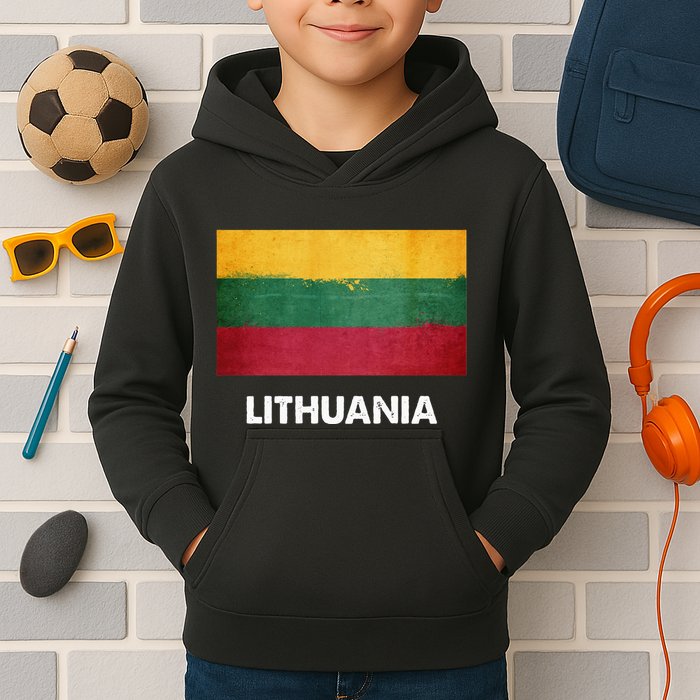 Lithuanian Lithuania Flag Swea Kids Hoodie