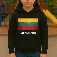 Lithuanian Lithuania Flag Swea Kids Hoodie
