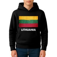 Lithuanian Lithuania Flag Swea Kids Hoodie