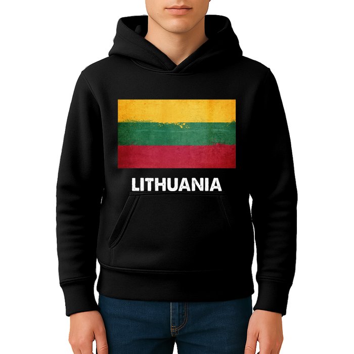 Lithuanian Lithuania Flag Swea Kids Hoodie