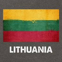 Lithuanian Lithuania Flag Swea Cotton Canvas Backpack