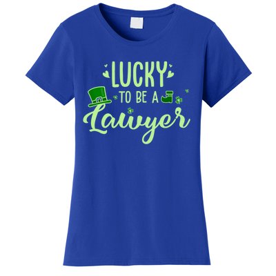 Lucky Lawyer Gift Funny Lawyer Saint Patricks Day Outfit Gift Women's T-Shirt