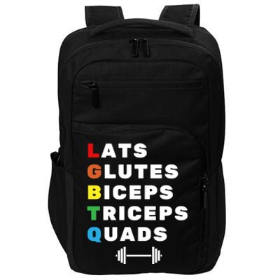 Lgbtq Lats Glutes Biceps Triceps Quads Weightlifting Impact Tech Backpack