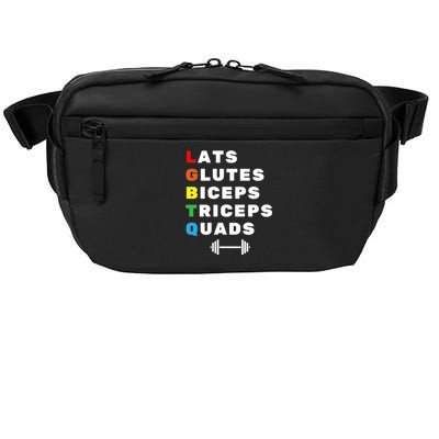 Lgbtq Lats Glutes Biceps Triceps Quads Weightlifting Crossbody Pack