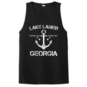 LAKE LANIER GEORGIA Funny Fishing Camping Summer Gift PosiCharge Competitor Tank