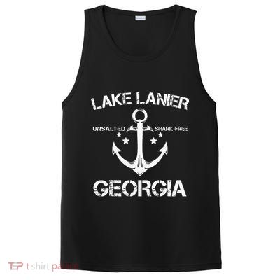 LAKE LANIER GEORGIA Funny Fishing Camping Summer Gift PosiCharge Competitor Tank