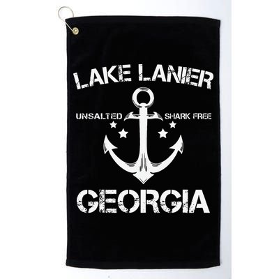 LAKE LANIER GEORGIA Funny Fishing Camping Summer Gift Golf Towel