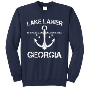 LAKE LANIER GEORGIA Funny Fishing Camping Summer Gift Sweatshirt