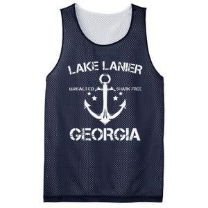 LAKE LANIER GEORGIA Funny Fishing Camping Summer Gift Mesh Reversible Basketball Jersey Tank