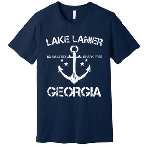 LAKE LANIER GEORGIA Funny Fishing Camping Summer Gift Premium T-Shirt