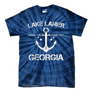 LAKE LANIER GEORGIA Funny Fishing Camping Summer Gift Tie-Dye T-Shirt