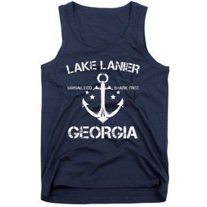 LAKE LANIER GEORGIA Funny Fishing Camping Summer Gift Tank Top