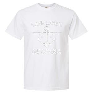 LAKE LANIER GEORGIA Funny Fishing Camping Summer Gift Garment-Dyed Heavyweight T-Shirt