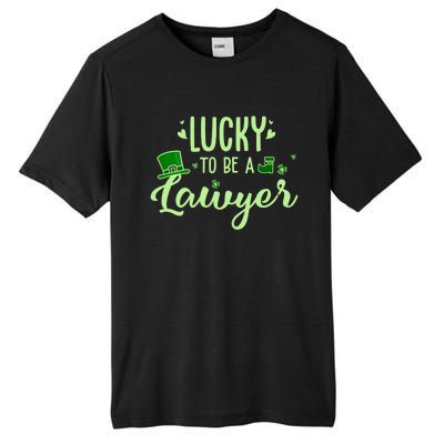 Lucky Lawyer Gift Funny Lawyer Saint Patricks Day Outfit Gift Tall Fusion ChromaSoft Performance T-Shirt