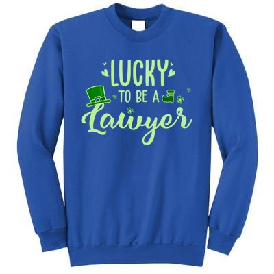 Lucky Lawyer Gift Funny Lawyer Saint Patricks Day Outfit Gift Sweatshirt