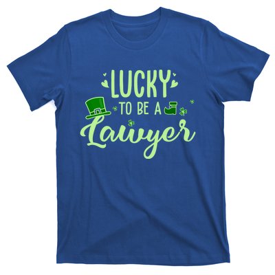 Lucky Lawyer Gift Funny Lawyer Saint Patricks Day Outfit Gift T-Shirt