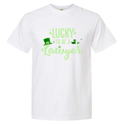 Lucky Lawyer Gift Funny Lawyer Saint Patricks Day Outfit Gift Garment-Dyed Heavyweight T-Shirt