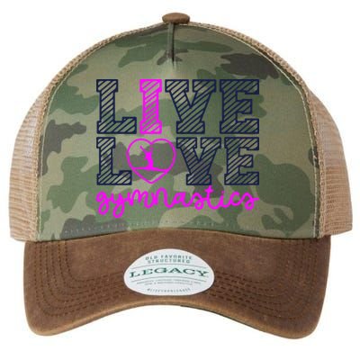 Live Love Gymnastics Legacy Tie Dye Trucker Hat