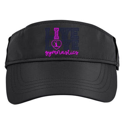 Live Love Gymnastics Adult Drive Performance Visor