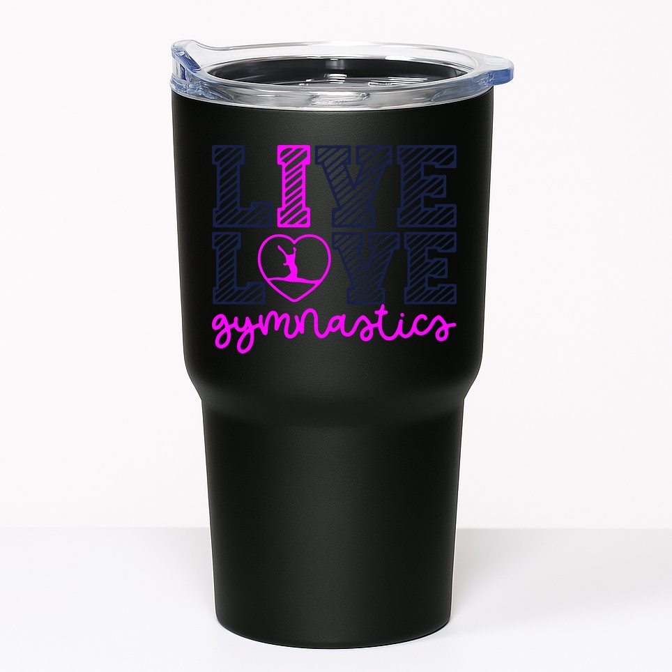Live Love Gymnastics Tumbler