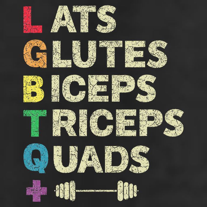 Lgbtq Lats Glutes Biceps Triceps Quads Weightlifting Cool Comfort Performance Bucket Hat