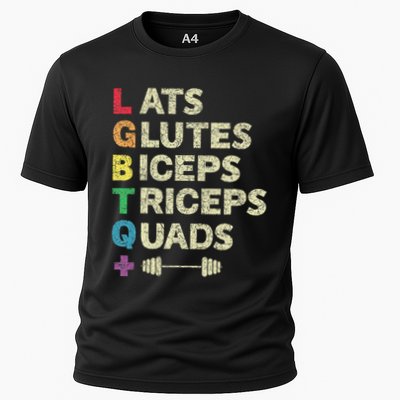 Lgbtq Lats Glutes Biceps Triceps Quads Weightlifting Performance Shirt