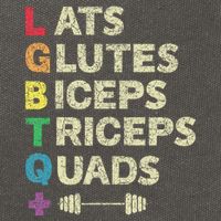 Lgbtq Lats Glutes Biceps Triceps Quads Weightlifting Cotton Canvas Backpack