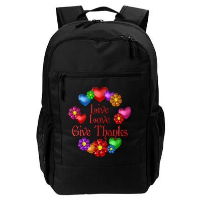 Live Love Give Thanks Gift Backpack