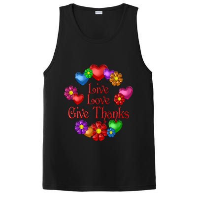Live Love Give Thanks Gift PosiCharge Competitor Tank