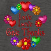 Live Love Give Thanks Gift Vector Backpack