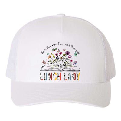 Lunch Lady Gift Teacher Book Wildflower Great Gift Yupoong Adult 5-Panel Trucker Hat