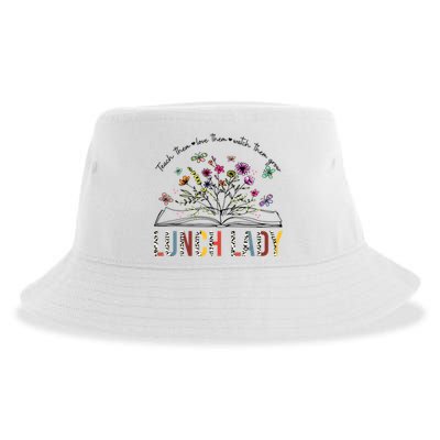 Lunch Lady Gift Teacher Book Wildflower Great Gift Sustainable Bucket Hat